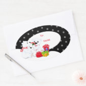 Stickers étiquette cadeau de Noël (Enveloppe)