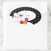 Stickers étiquette cadeau de Noël (Sac)