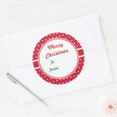 Stickers étiquette cadeau de Noël (Enveloppe)