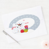Stickers étiquette cadeau de Noël (Enveloppe)