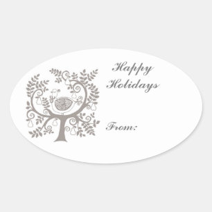 Stickers étiquette cadeau de Noël