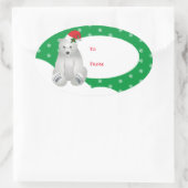 Stickers étiquette cadeau de Noël (Sac)