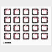 Stickers étiquette cadeau de Noël (Feuille)
