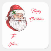 Stickers étiquette cadeau de Noël (Devant)