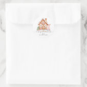 Stickers étiquette cadeau de Noël Joyeux (Sac)
