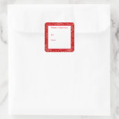 Stickers étiquette cadeau de vacances (Sac)