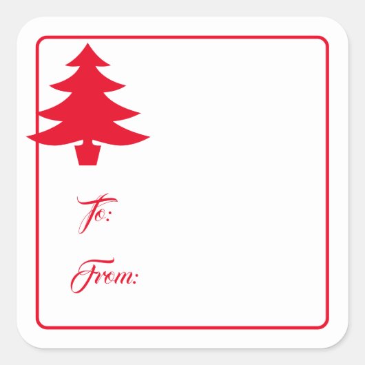 Stickers étiquette cadeau de vacances (Devant)