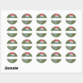 Stickers étiquette cadeau méduse (Feuille)