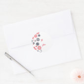 Stickers étiquette cadeau Snowflakes (Enveloppe)