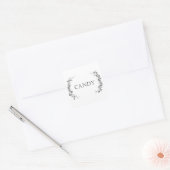 Stickers Étiquette Candy Jar Design Vine Classic (Enveloppe)