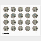 Stickers Étiquette Canning Jar Classic round (Feuille)