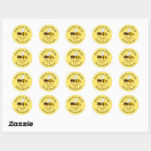 Stickers Étiquette caricature Pure Honey Jar (Feuille)