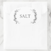 Stickers Étiquette Conteneur de sel Design Vin Cla (Sac)