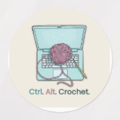 Stickers Étiquette Crochet (Design 2)