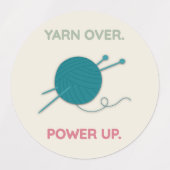 Stickers Étiquette Crochet (Design 1)