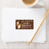 Stickers étiquette de adresse Bière Brasserie Bott (En situation)