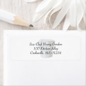 Stickers Étiquette de adresse Casquette chef (En situation)