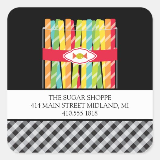 Stickers Étiquette de bonbons (Devant)