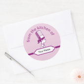 Stickers Étiquette de cuisine personnalisée (Enveloppe)