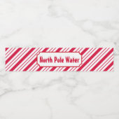 Stickers Étiquette de la bouteille d'eau de Noël (Étiquettes simples)