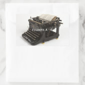 Stickers Étiquette de machine à écrire à vapeur Vi (Sac)