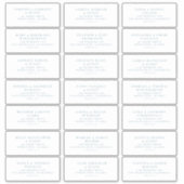 Stickers Étiquette de messagerie pour Mariages pré (Devant)