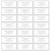 Stickers Étiquette de messagerie pour Mariages pré (Devant)