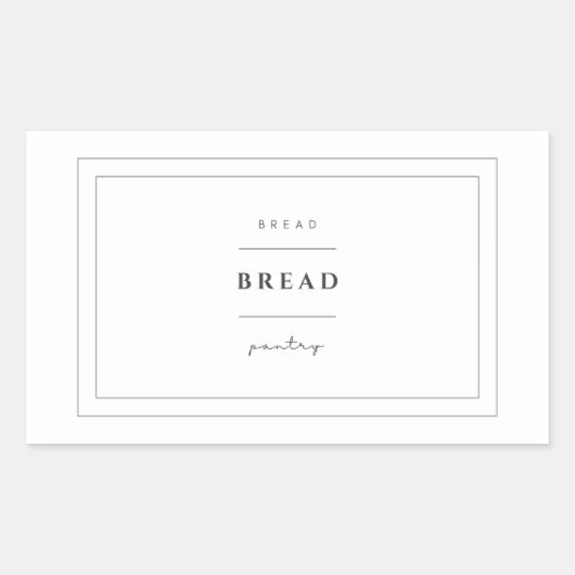 Stickers Étiquette de pain (Devant)