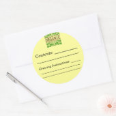 Stickers Étiquette de paquets de semences sur mesu (Enveloppe)