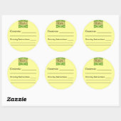 Stickers Étiquette de paquets de semences sur mesu (Feuille)