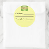 Stickers Étiquette de paquets de semences sur mesu (Sac)