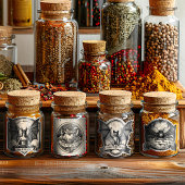 Stickers Étiquette de potion de sorcellerie de la 