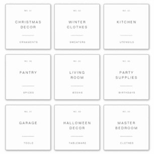 Stickers Étiquette d'expédition de 4" pour stockag