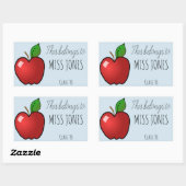 Stickers Étiquette enseignant (Feuille)