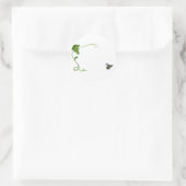 Stickers Étiquette miel abeille et vigne verte (Sac)