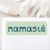 Stickers Étiquette Namaste (En situation)