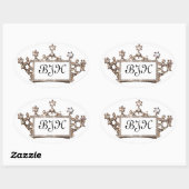 Stickers Étiquette Tiara personnalisés (Feuille)