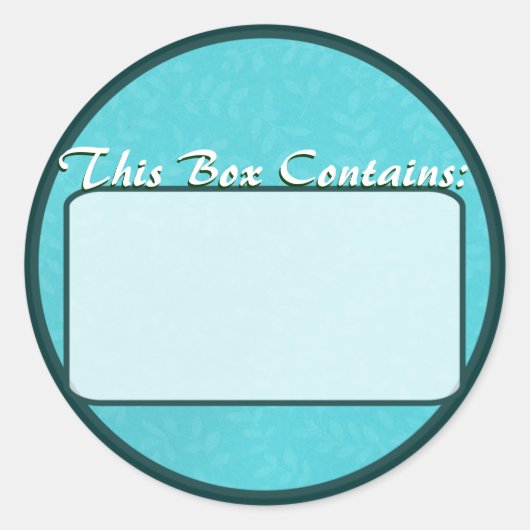 Stickers étiquettes (Devant)