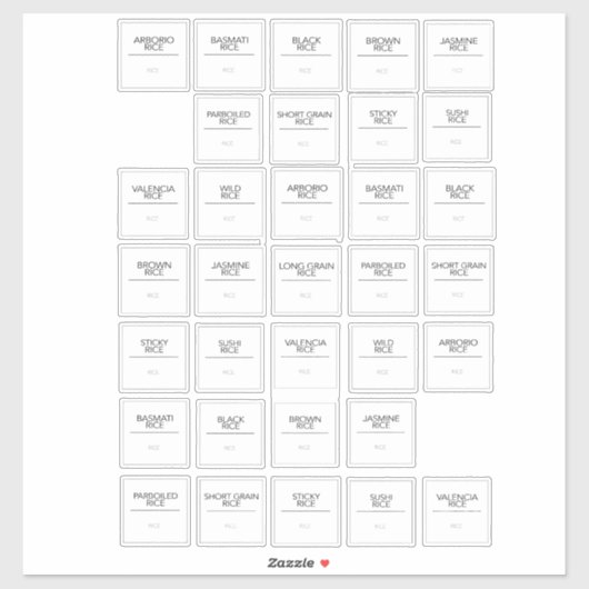 Stickers Étiquettes (Feuille)