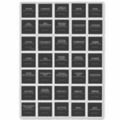 Stickers Étiquettes (Devant)