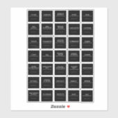 Stickers Étiquettes (Feuille)