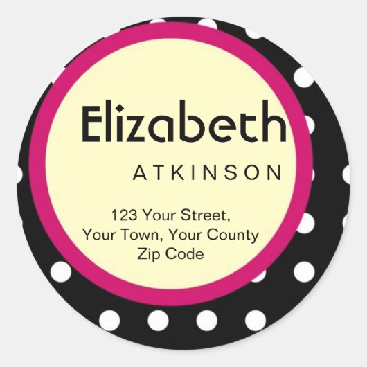 Stickers étiquettes de adresse (Devant)