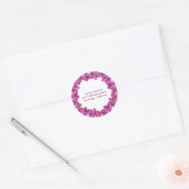 Stickers Étiquettes de adresse Lilac Wreath (Enveloppe)