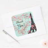 Stickers, Étiquettes de feuilles Paris Tour Eiffel (Enveloppe)