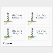 Stickers Étiquettes du phare de Cape Hatteras (Feuille)