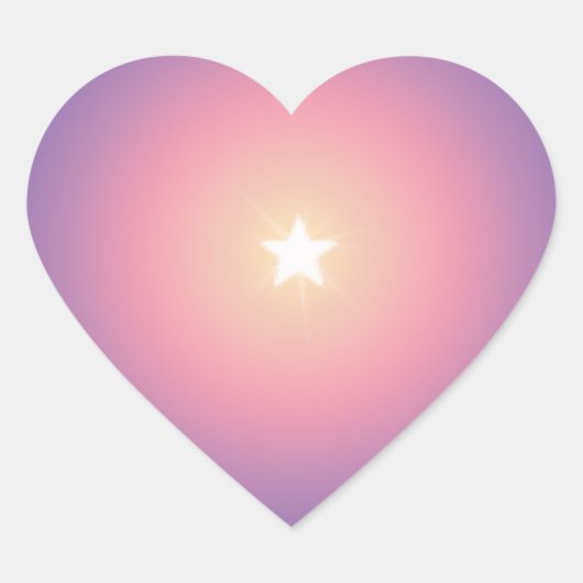 Stickers Étoile blanche brillante (Devant)