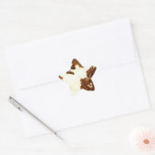 Stickers Étoile d'impression de cowhide (Enveloppe)