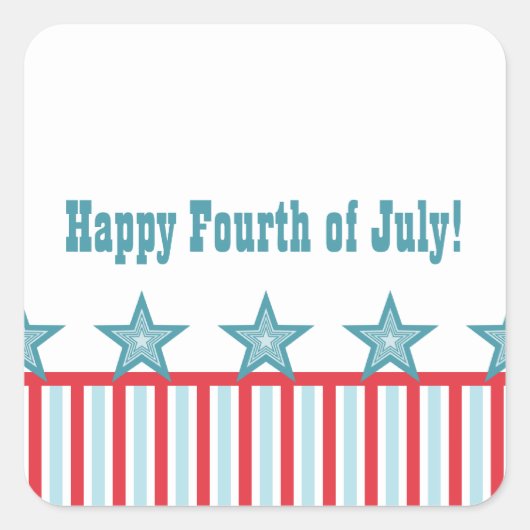 Stickers Étoiles et Stripes (Devant)