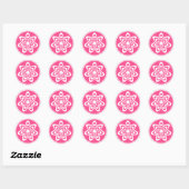 Stickers Explosion Florale, Rose (Feuille)