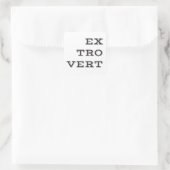 Stickers Extrovert (Sac)